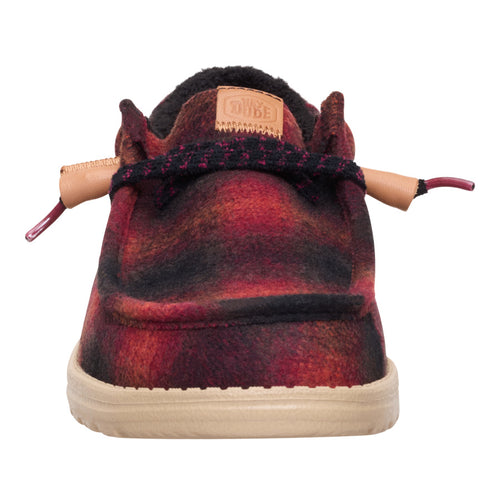 Wally Cozy Plaid - Red Plaid/Black - 4