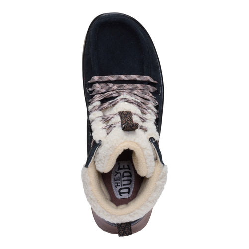 Wendy Peak Apres Suede Cozy Stitch - Black/Tan - 6