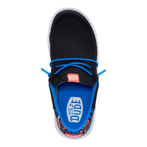 Wally Funk Youth Game On - Black/Multi - 6