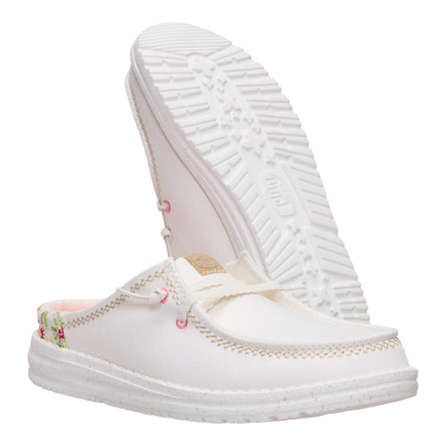 Wendy Slip Embroidered Floral - Off White - 3
