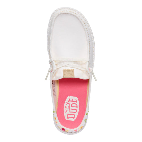 Wendy Slip Embroidered Floral - Off White - 6
