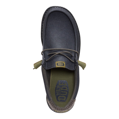 Wally Waxed Casual - Black/Black - 6