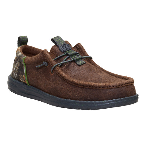Wally Funk Realtree Edge Suede - Mole Brown/Camo - 7