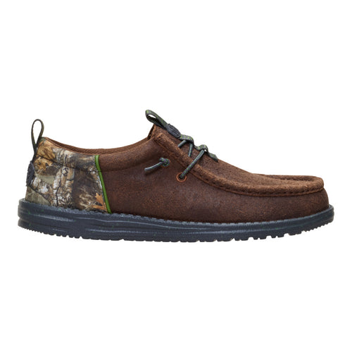 Wally Funk Realtree Edge Suede - Mole Brown/Camo - 8
