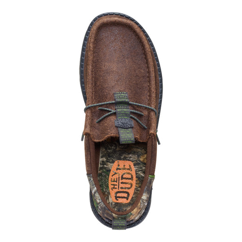 Wally Funk Realtree Edge Suede - Mole Brown/Camo - 6