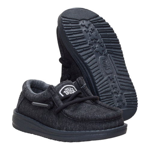 Wally Toddler Stretch Jersey - Black - 4