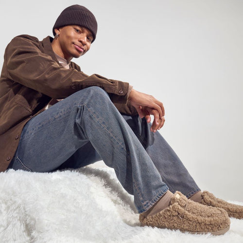 Wally Slipper - Cozy Timber Wolf - 2