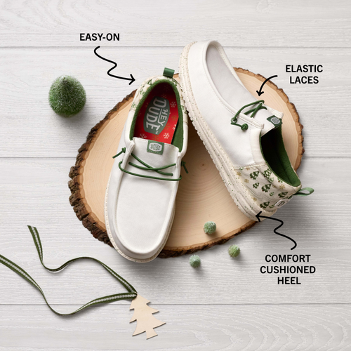 Wally Funk Retro Christmas - Egret/Multi - 2