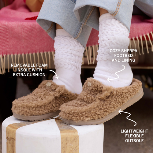 Wendy Slipper - Cozy Timber Wolf - 2