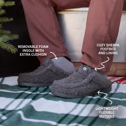 Wally Slipper - Cozy Granite Grey - 2