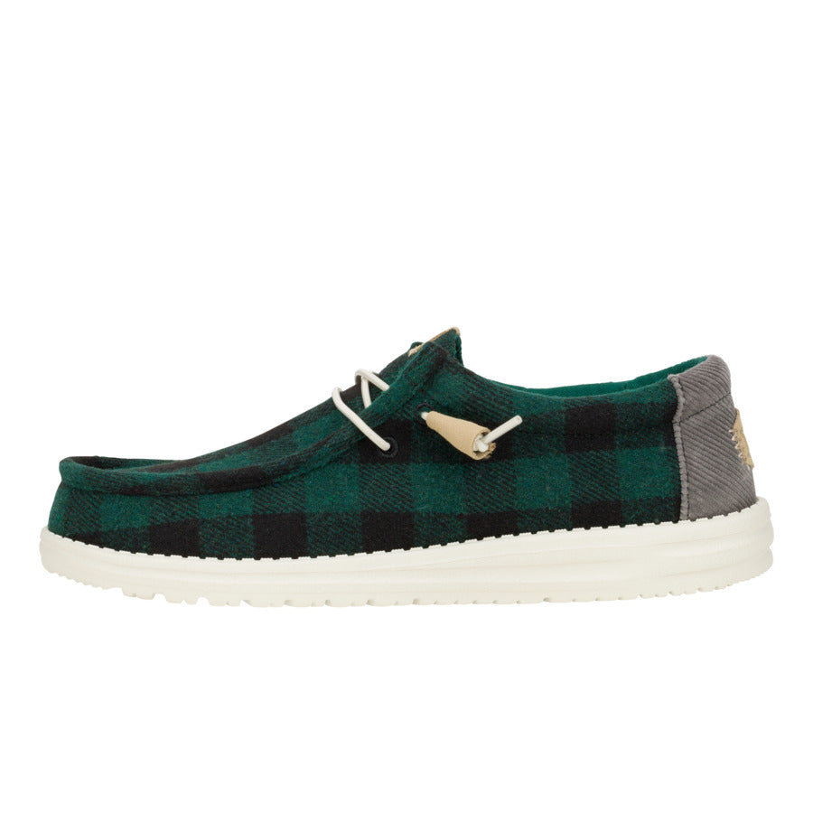 Wally Buffalo Plaid - Hunter Green - 1