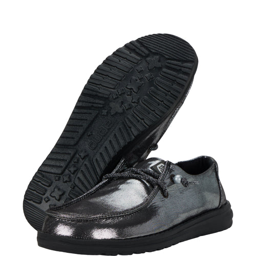 Wendy Metallic Shine - Black/Black - 3