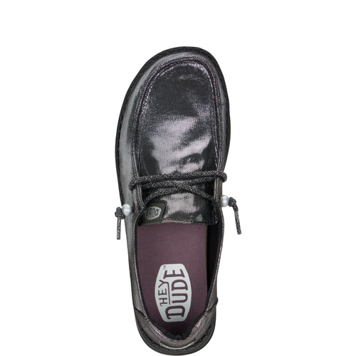 Wendy Metallic Shine - Black/Black - 6