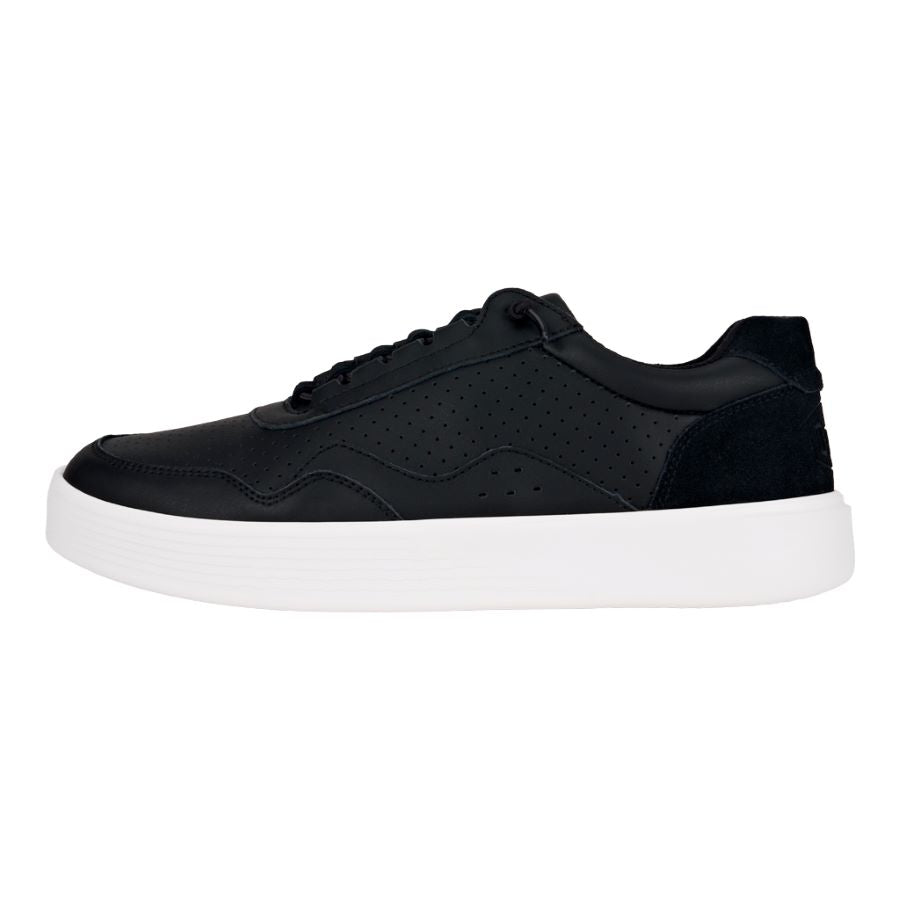 Hudson Leather - Black/White - 1