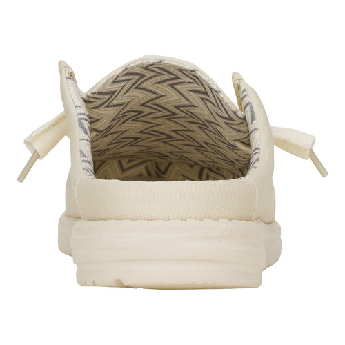 Wally Slip Stretch Canvas - Bone White - 6