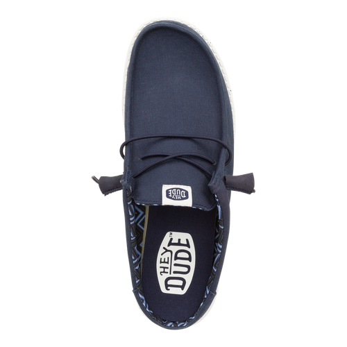 Wally Slip Stretch Canvas - Navy - 6