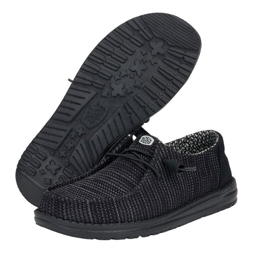 Wendy Stretch Sox Wide - Black/Black - 4