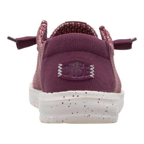 Wendy Stretch Sox - Burgundy - 7