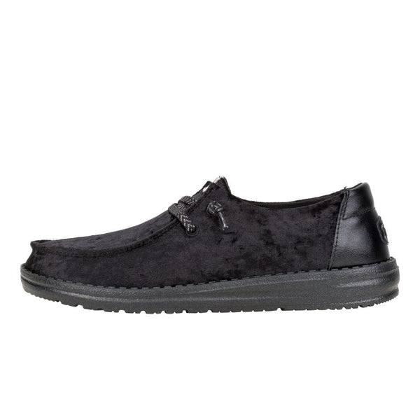 Wendy Crushed Velvet - Black/Black