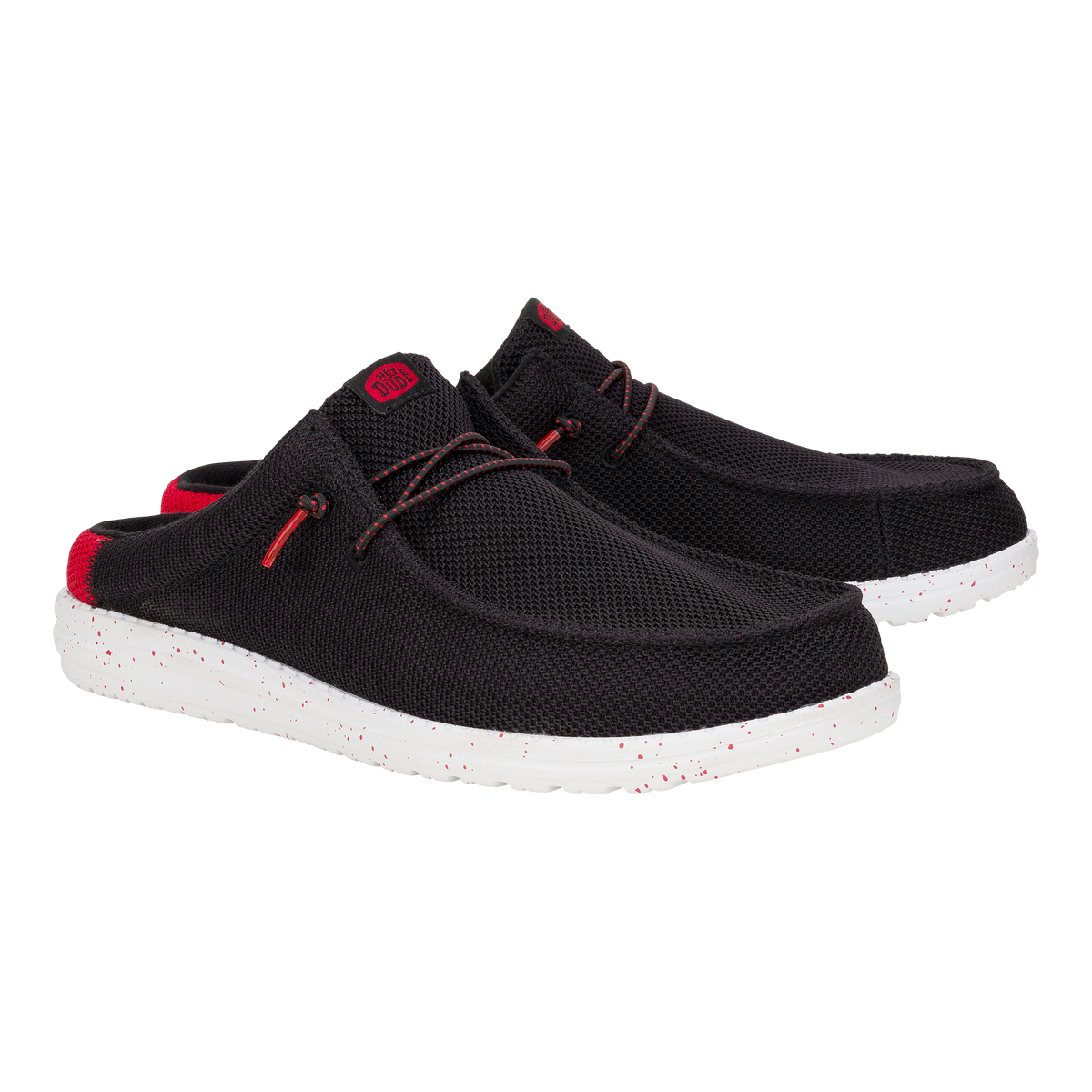 Wally Slip Varsity - Black/Red