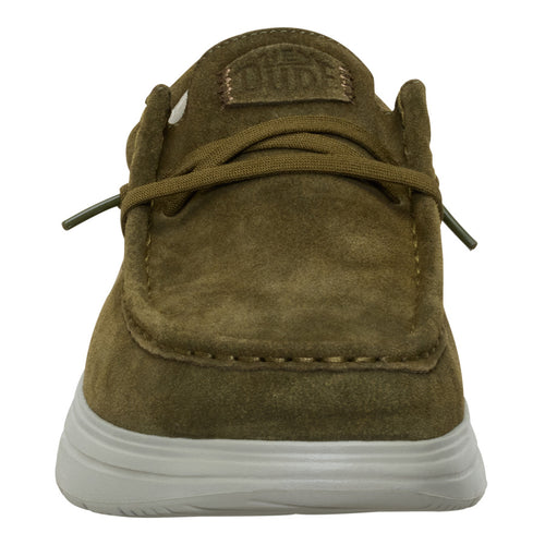 Wally Comf Suede - Dark Olive/Stone Grey - 5