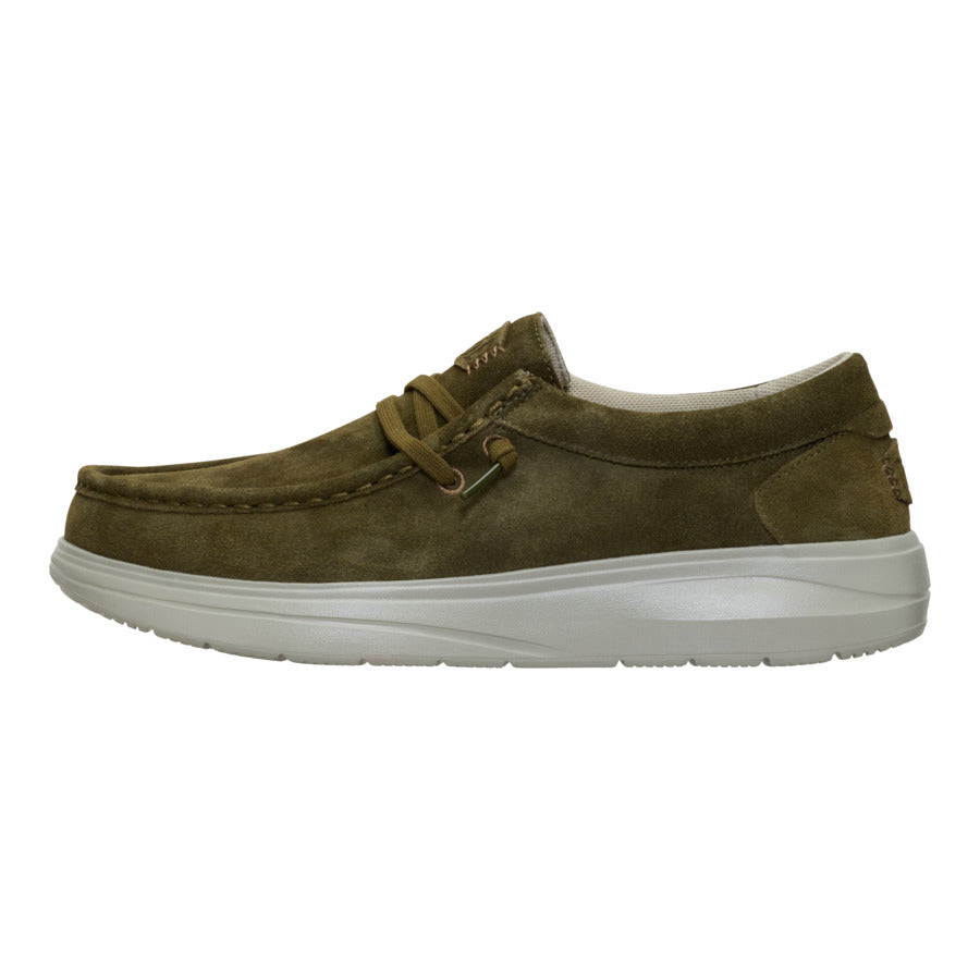 Wally Comf Suede - Dark Olive/Stone Grey - 1