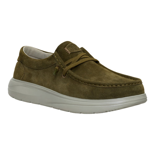 Wally Comf Suede - Dark Olive/Stone Grey - 9