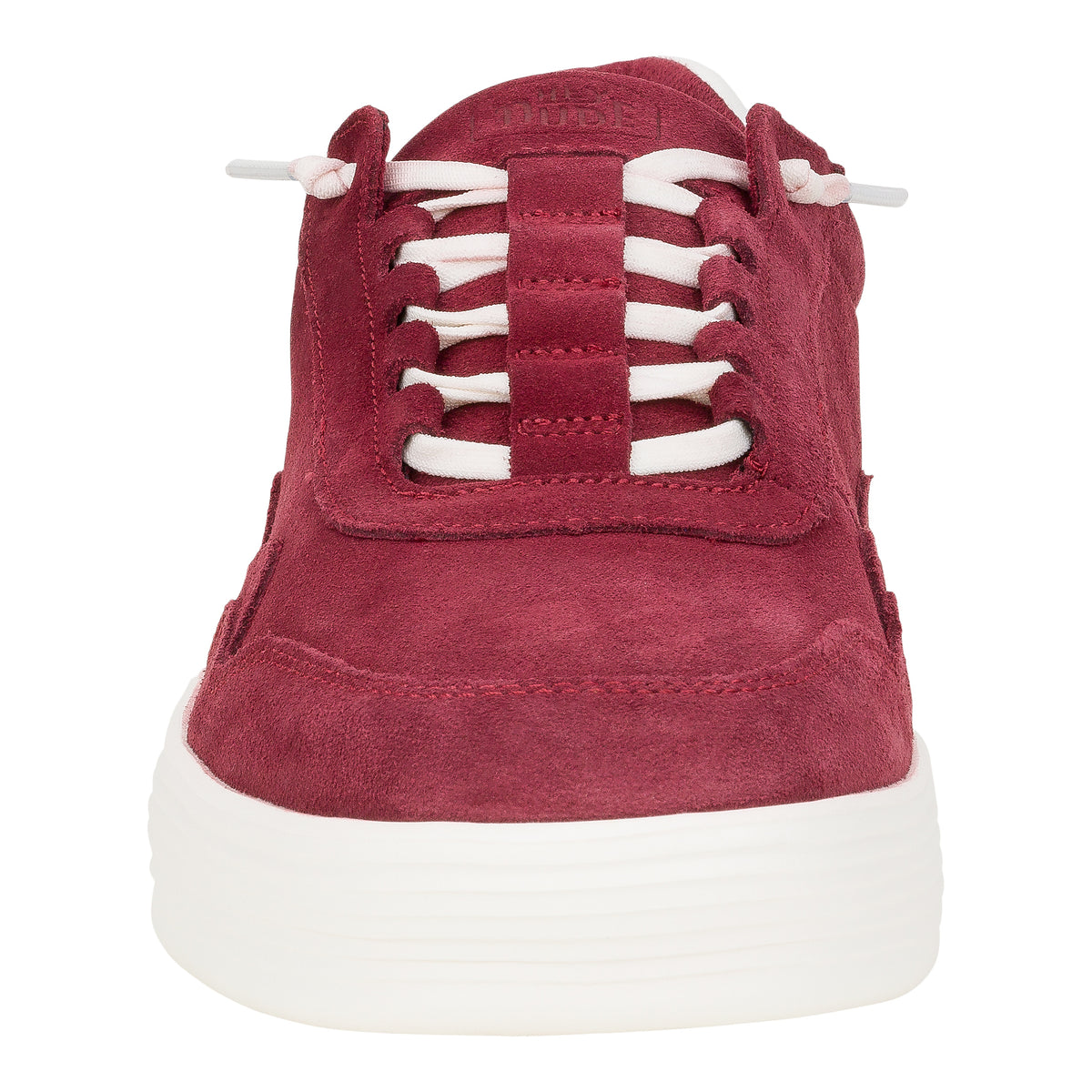 Hudson Suede Vintage Varsity - Crimson