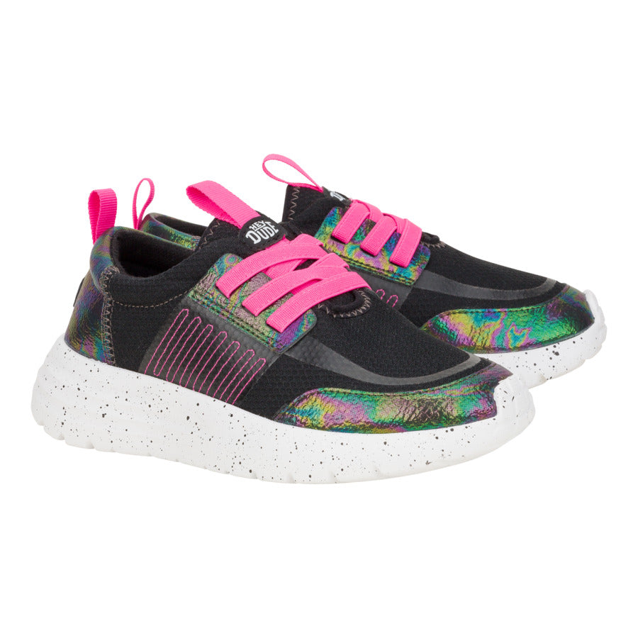 Sirocco Play Youth Brights - Black/Pink