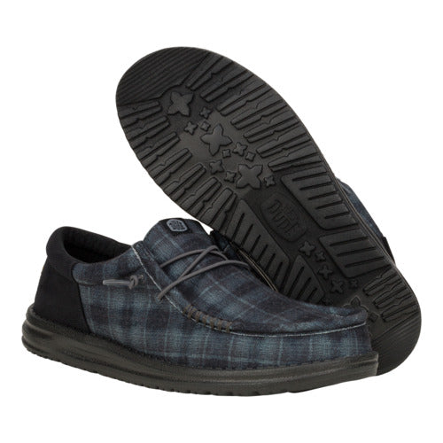 Wally Funk Waffle - Black Plaid