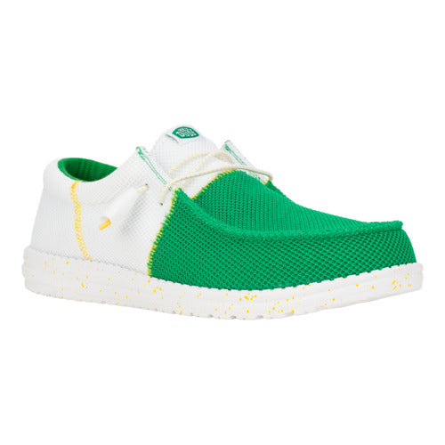 Wally Tri Varsity Mesh - White/Green