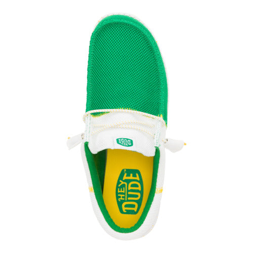 Wally Tri Varsity Mesh - White/Green
