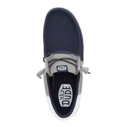 Wally Tri Varsity Mesh - Navy/Grey - 6