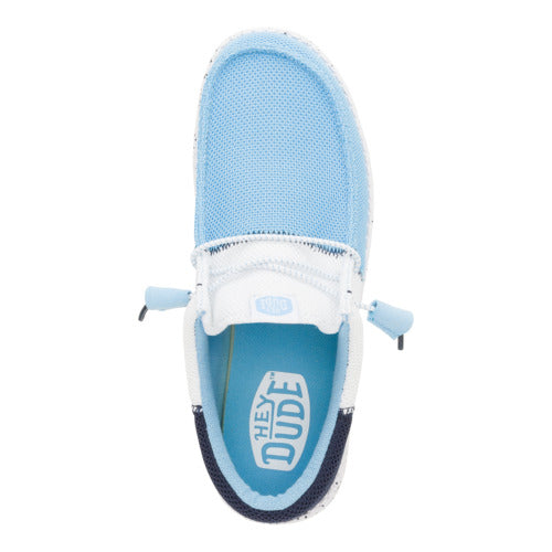 Wally Tri Varsity Mesh - Sky/White - 6