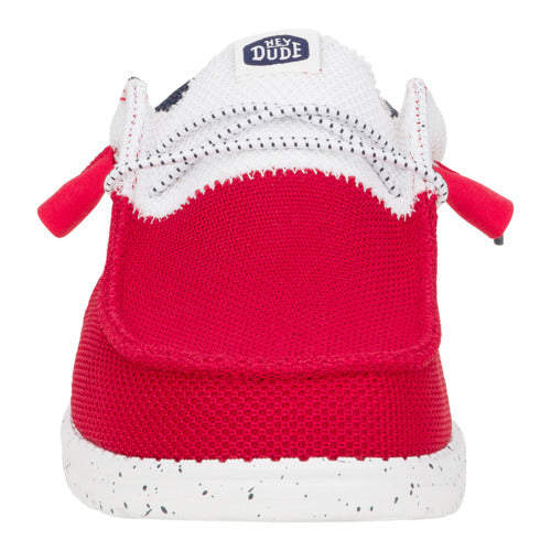 Wally Tri Varsity Mesh - Red/Navy - 4