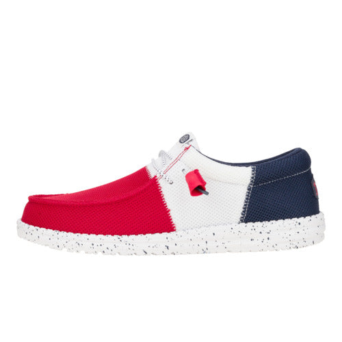 Wally Tri Varsity Mesh - Red/Navy - 1