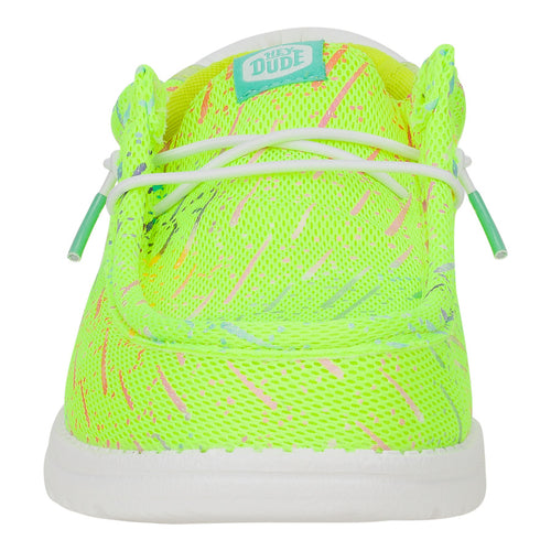 Wally Party Mesh - Lime Punch/White - 4