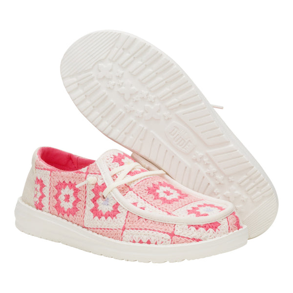 Wendy Cottage Crochet - Coral/Ballerina Pink
