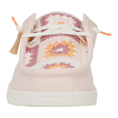Wendy Slip Cottage Crochet - Pale Pink/Multi - 4