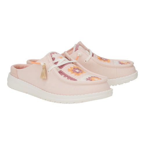 Wendy Slip Cottage Crochet - Pale Pink/Multi - 2
