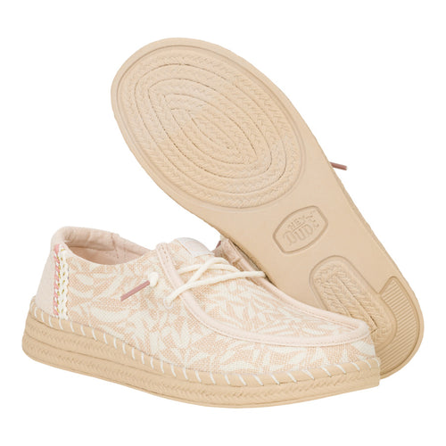 Wendy Espadrille Retro Palm - Pale Pink/White - 4