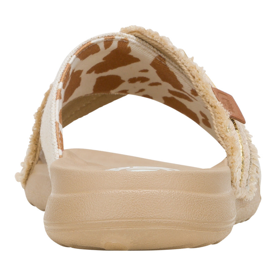 Christi Slide Novelty Fringe - Natural/Gold