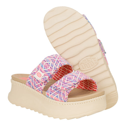 Delray Slide Surf Baja - Blue/Pink/Multi - 3