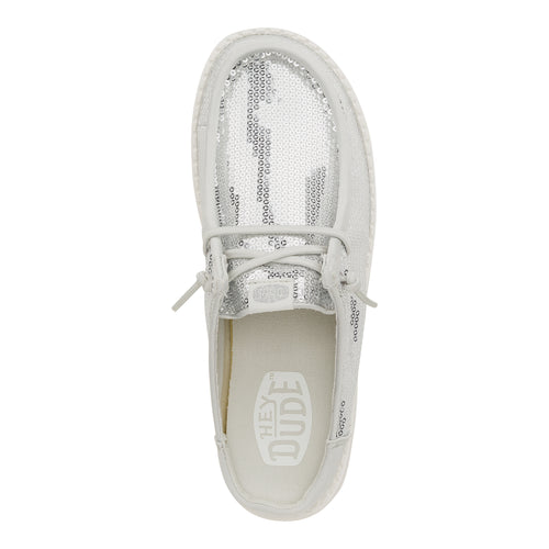 Wendy Slip Sequin - White - 6