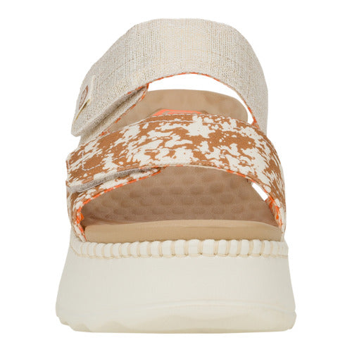 Delray Slide Animal Shimmer - Tan/Multi  - 4