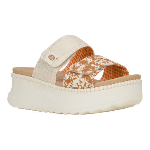 Delray Slide Animal Shimmer - Tan/Multi  - 7