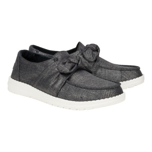 Wendy Bow Shimmer - Black - 2
