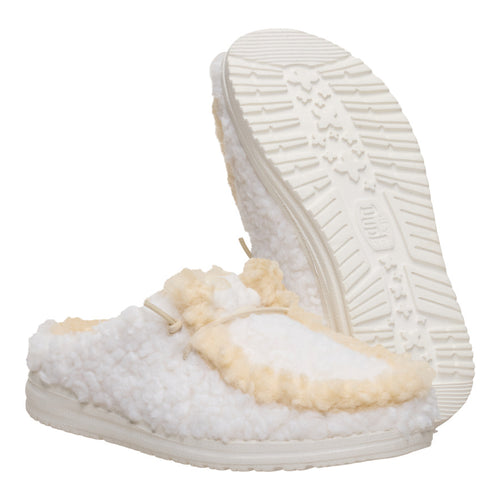 Wendy Slipper - Egret/Wood Ash - 4