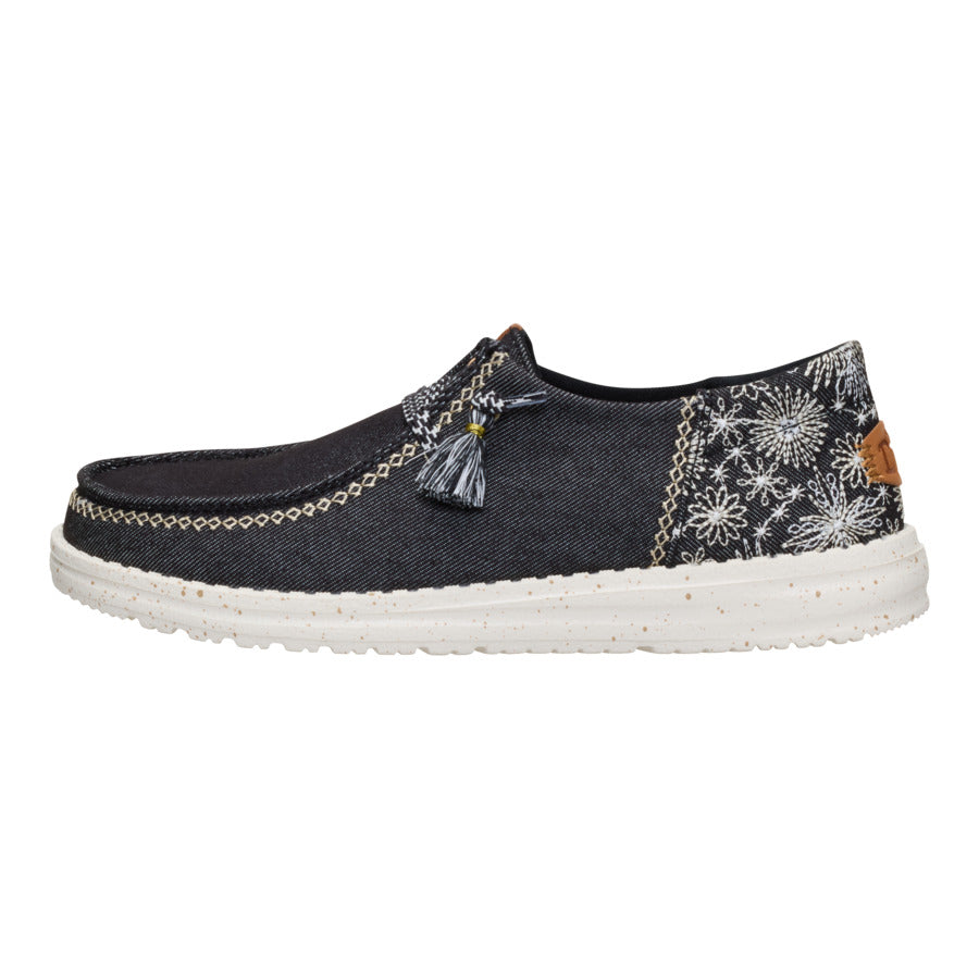 Wendy Funk Embroidered Floral - Black - 1