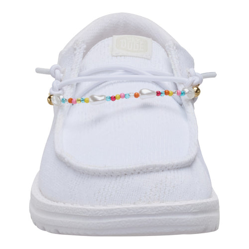 Wendy Funk Mesh Shoelry - White - 4